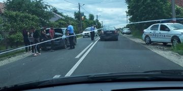 Sâmbăta neagră pentru șoferi: Accident la ieșire din Copalnic-Mănăștur