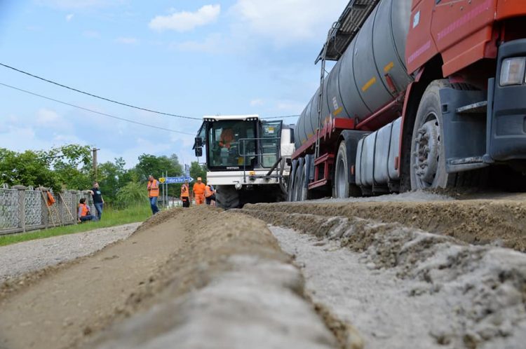 Au reînceput lucrările la modernizarea DN 18 B, legatura dintre Baia Mare și Târgu Lăpuș