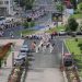 Procesiune pe străzile municipiului Baia Mare în Ziua de Rusalii