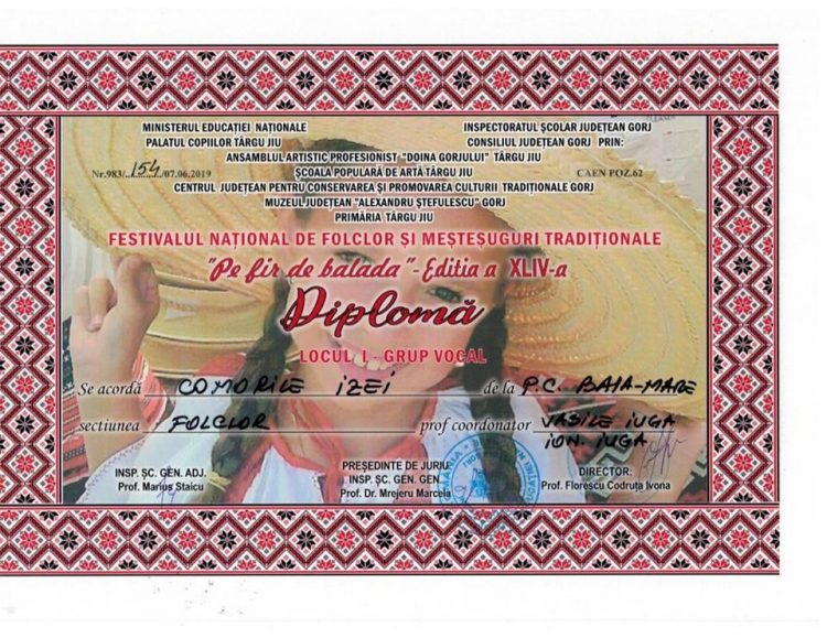 Festival de muzică populară câștigat de maramureșeni. Comoara românilor