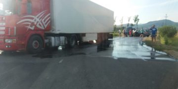 Accident pe șoseaua de centură a Băii Mari – FOTO