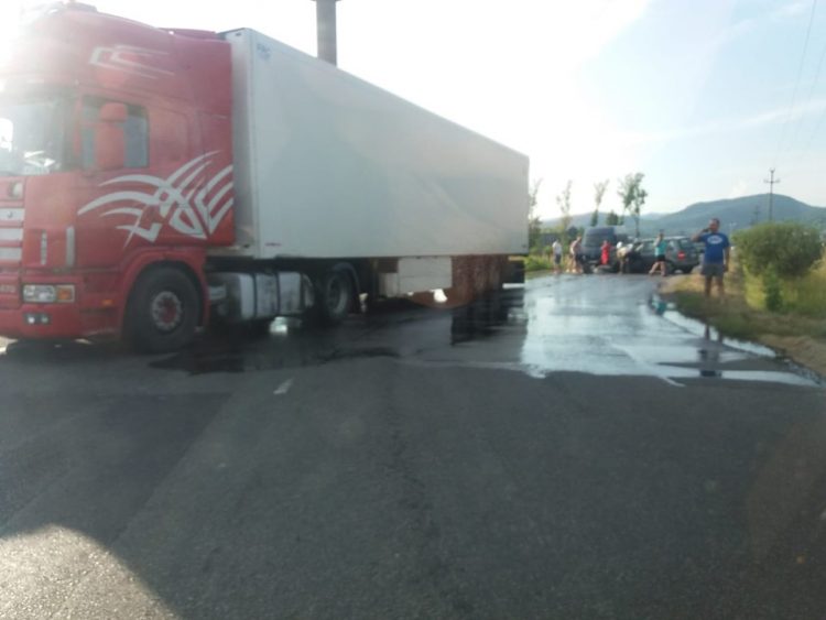 Accident pe șoseaua de centură a Băii Mari – FOTO