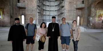 Vizită de lucru pe șantierul Catedralei Episcopale „Sfânta Treime” din Baia Mare