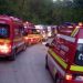 Plan roşu de intervenţie la Pârâul Rece. Un autocar cu 29 de copii s-a răsturnat