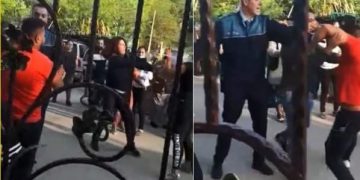 Poliţistă însărcinată, bătută în timpul unei intervenţii