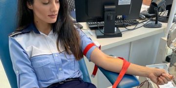 Respect pentru un polițișt de la Biroul Rutier Baia Mare! A donat sânge pentru victima unui accident de circulație