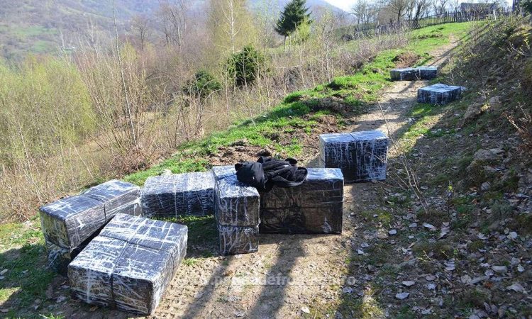Peste 14.000 pachete țigări confiscate la frontiera de nord