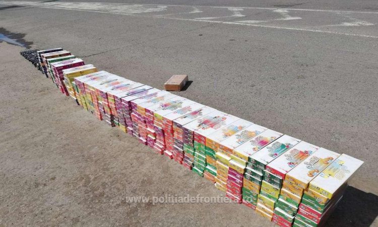 200 kg tutun și peste 10.000 pachete țigări confiscate la frontiera de nord