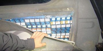 Contrabandă: Au fost confiscate 450 de pachete de țigări de proveniență ucraineană