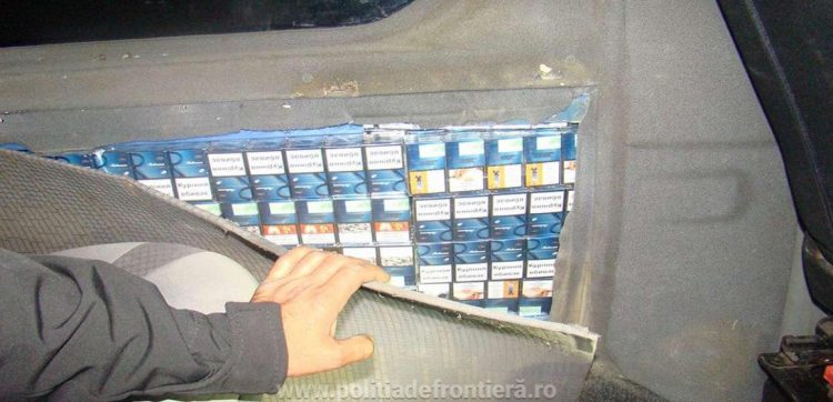 Contrabandă: Au fost confiscate 450 de pachete de țigări de proveniență ucraineană