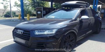 Autoturism, în valoare de 400.000 de lei, semnalat furat din Marea Britanie, depistat la controlul de frontieră