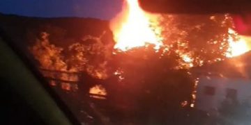 Incendiu violent în Cașeiu