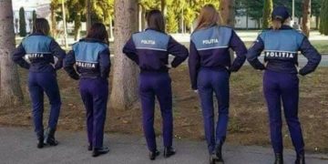 Măcar polițistele sunt pregătite de poze
