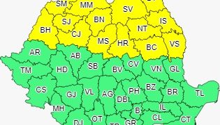 ATENȚIONARE METEO- revin furtunile în Maramureș