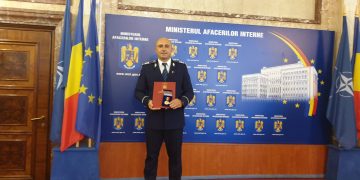 Poliţist maramureşean, distins cu Emblema de onoare a MAI