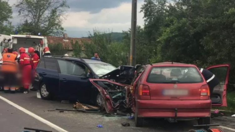 Accident în Tautii Magheraus, cinci victime, intervine și descarcerarea