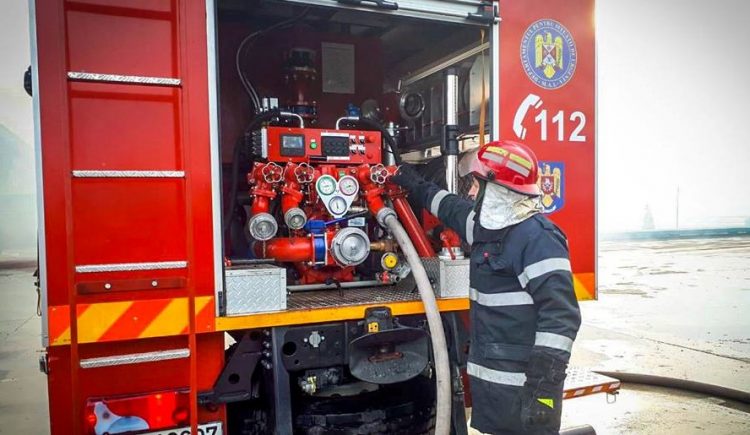 Incendiu la o centrală dezafectată din Sighetu Marmației