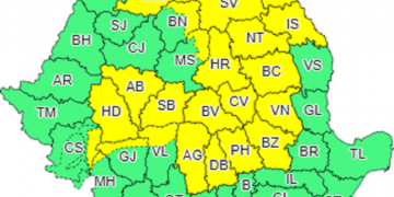 Judeţul Maramureş, sub COD GALBEN de instabilitate atmosferică până în seara de luni