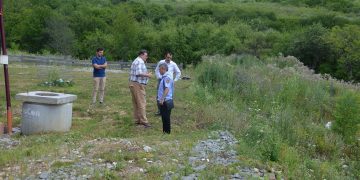 Alunecare de teren în zona Centrului Social pentru Persoane Vârstnice din Coroieni