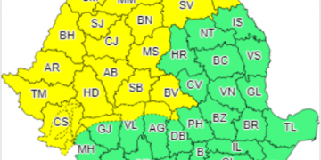 Cod galben în Maramureș și alte 17 județe