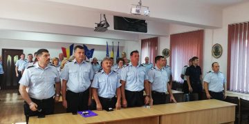 Ceremonie de înaintare în grad, la ISU Maramureş