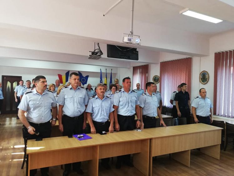 Ceremonie de înaintare în grad, la ISU Maramureş