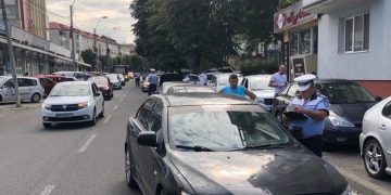 Acţiune de amploare a poliţiştilor rutieri în Baia Mare – foto