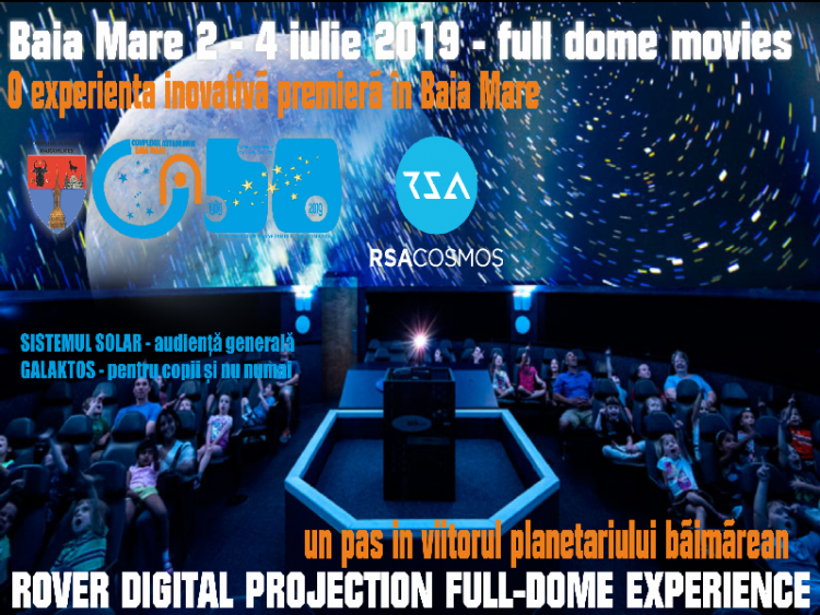 Digitarium Show. Demonstrații gratuite în cupola Planetariului Baia Mare