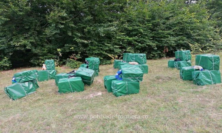 Peste 20.000 pachete cu țigări de contrabandă, confiscate la frontiera de nord