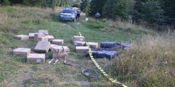 Ţigări în valoare de aproximativ 217.000 lei, confiscate la frontiera cu Ucraina – VIDEO