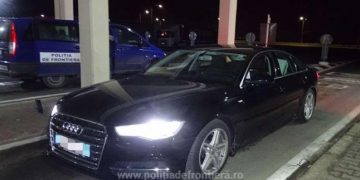 Autoturism căutat de autorităţile din Italia,  descoperit la P.T.F. Petea