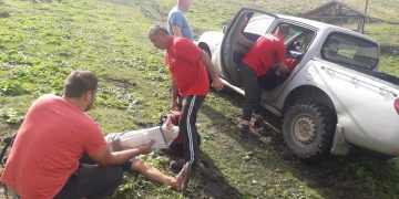 Intervenție oportună a salvamontiștilor maramureșeni. FOTO