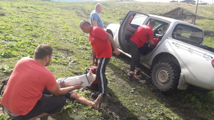 Intervenție oportună a salvamontiștilor maramureșeni. FOTO