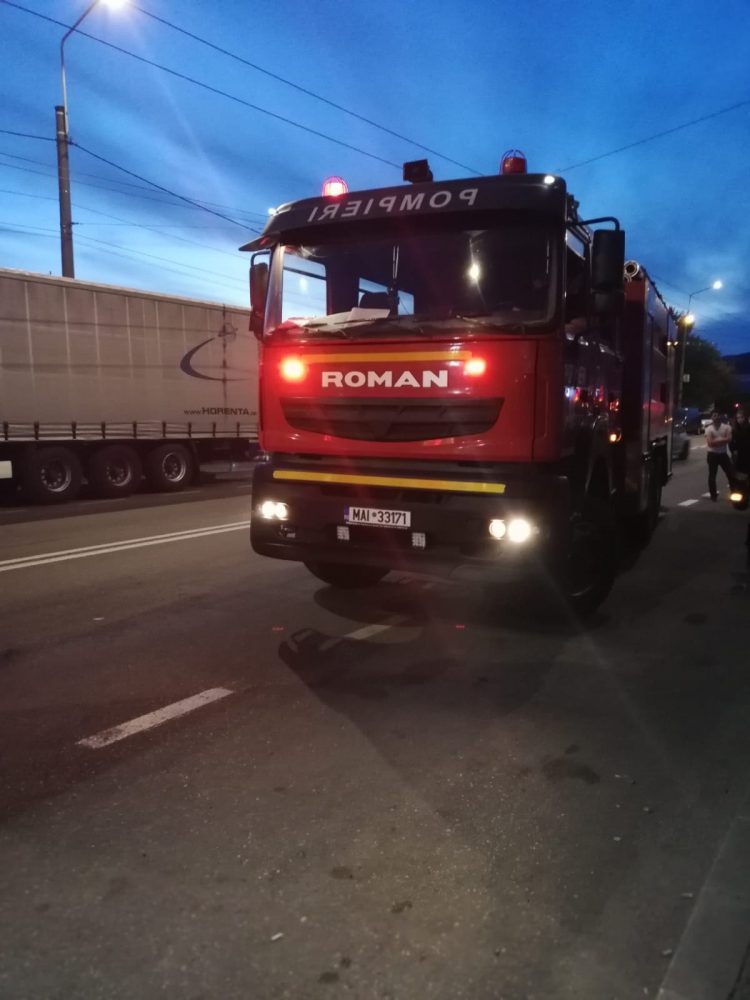 Incendiu la o garsonieră în Baia Mare