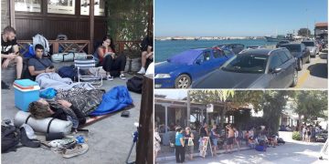 Sute de români blocaţi de două zile pe o insulă din Grecia, pentru că nu au feribot să îi aducă acasă