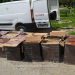 Urmăriri în trafic, focuri de armă, peste 40.000 pachete cu țigări de contrabandă confiscate la Sarasău – video