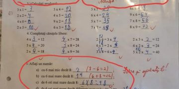 De necrezut. Sistemul educațional scârțâie. 2×3 e diferit de 3×2 pentru că elevul nu face pregătire particulară cu profa