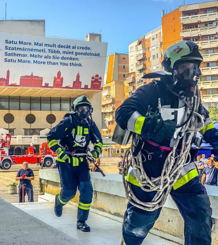 Pompierii maramureșeni printre cei mai buni la un concurs de profil
