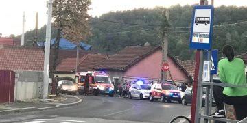 Accident în Ferneziu lângă Profi