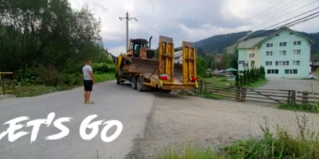 Start la șantierul Telegondolei din Borșa. Primele utilaje au început lucrul – VIDEO