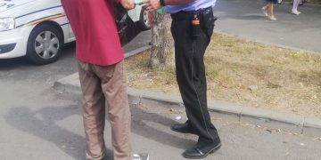 Băimărean rupt de beat, oprit în trafic de polițiștii locali – FOTO și VIDEO