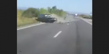 Accident violent transmis live pe Facebook, din cauza unui șofer care s-a întors din Austria – video