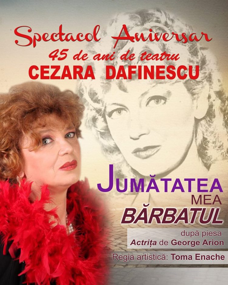 Spectacol aniversar Cezara Dafinescu, pe scena Casei de Cultură a Sindicatelor din Baia Mare