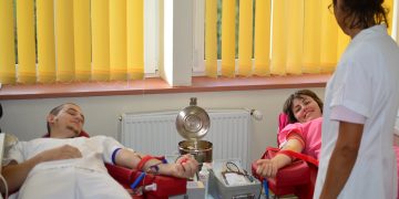 Angajați ai Spitalului de Pneumoftiziologie din Baia Mare, implicaţi în campania de donare de sânge