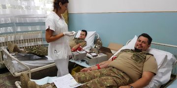 Militarii Garnizoanei Baia Mare au donat sânge