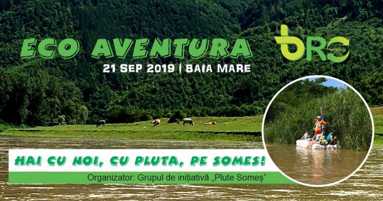 ECO AVENTURĂ. Coborâre cu plutele din PET-uri pe Someș, acțiune ecologică de conștientizare