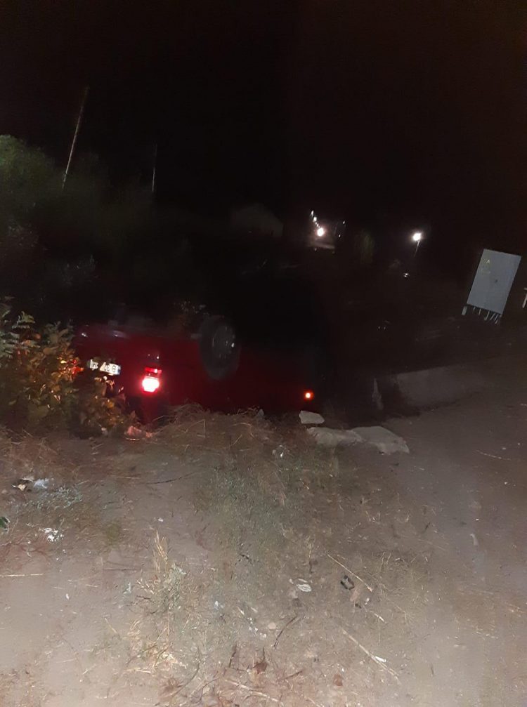 Accidente pe bandă rulantă la bariera de la Hideaga. Încă o maşină a ajuns pe plafon – FOTO