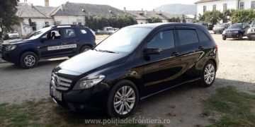 Mercedes căutat de autorităţile din Italia, descoperit la PTF Sighetu Marmației – FOTO