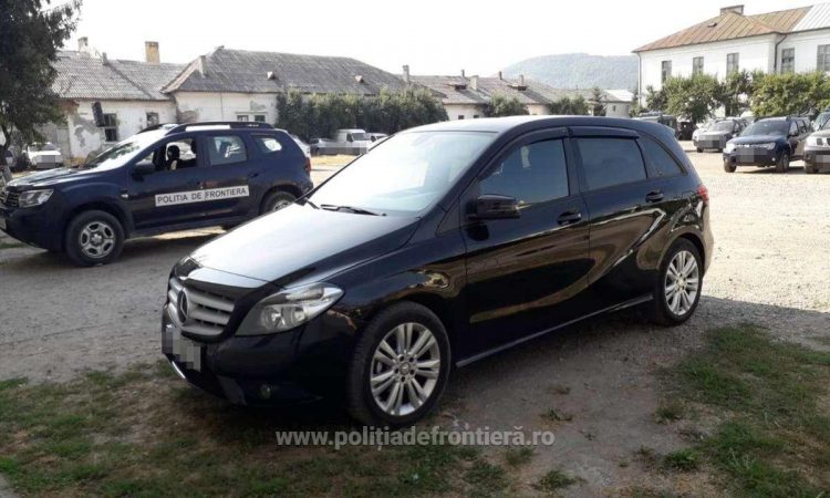 Mercedes căutat de autorităţile din Italia, descoperit la PTF Sighetu Marmației – FOTO