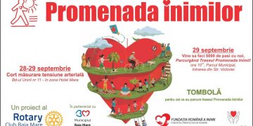Promenada Inimilor, plimbare de 5.000 de paşi în Parcul Municipal din Baia Mare